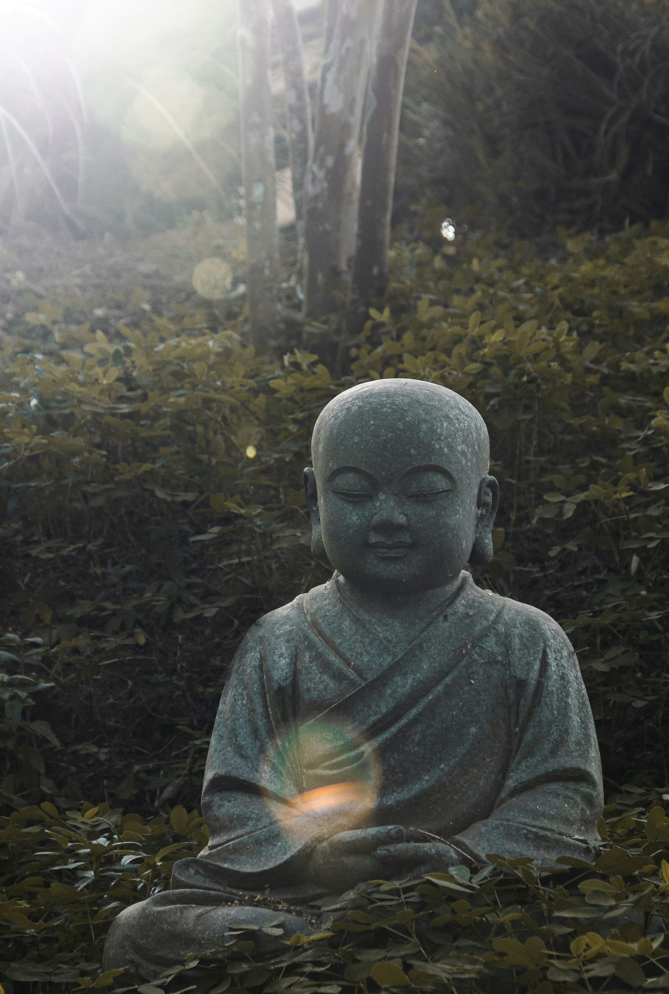 Meditating Buddha statue